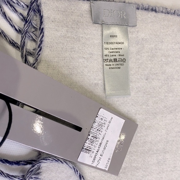 Brand New Dior signature Shawl/blanket - Picture 14 of 15